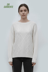 RED WOMENS FASHION SWEATER - Smgarment's